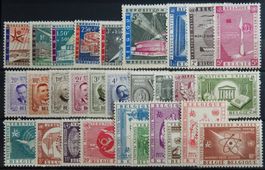 Belgien ex. Kat. 1057-1115 **/* 1957/58