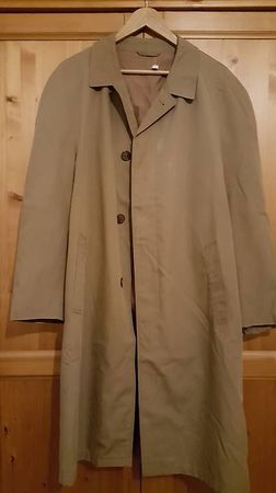 Vintage Mantel/Trenchcoat beige, ca. Gr. M
