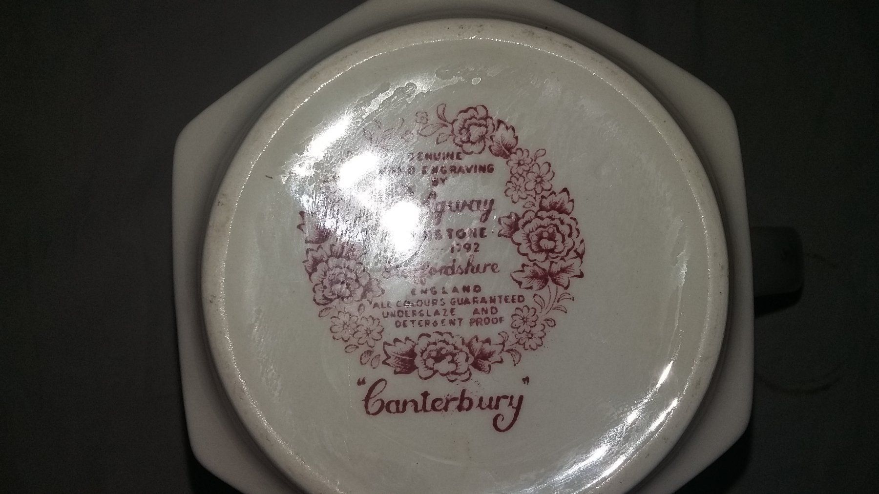 Set di piatti: Handgemalt Canterbury England Kaffeekann – Usato da Bern venduto da Imamrashed 3