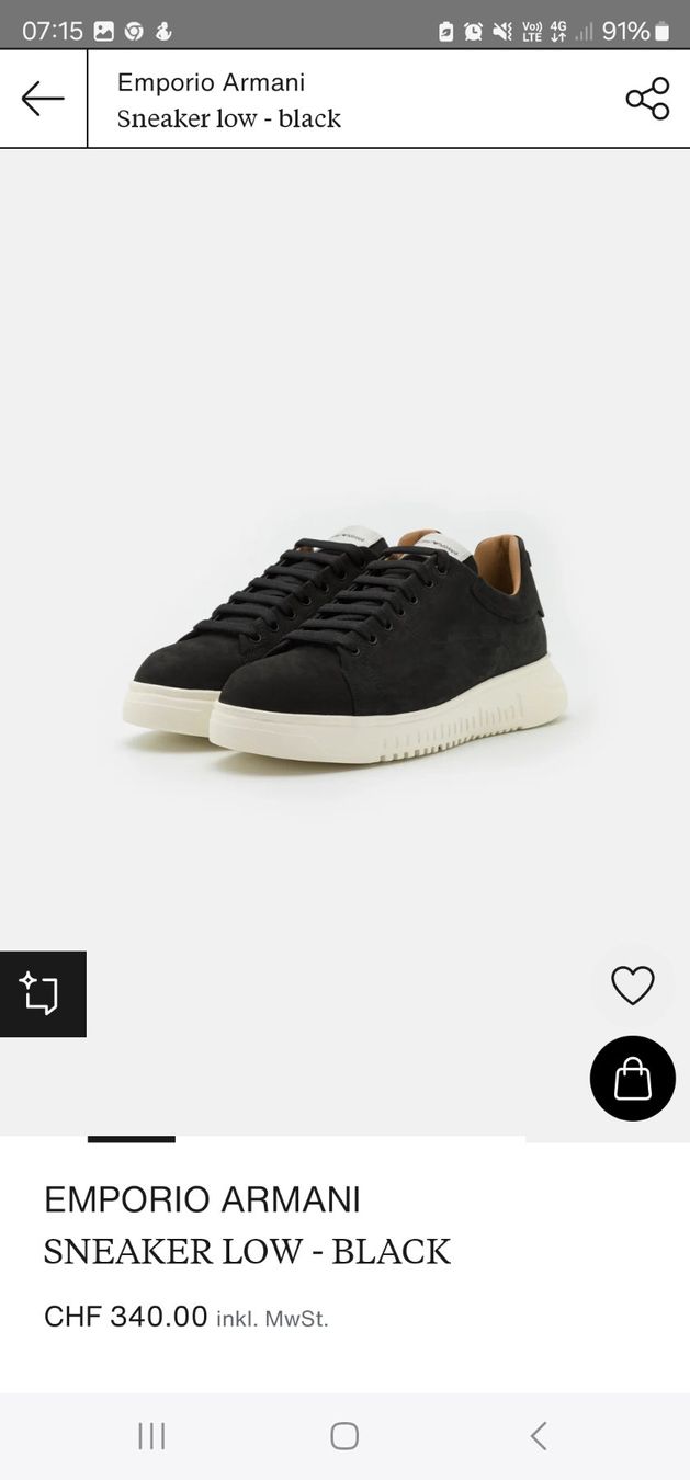 Armani Scarpe da uomo: Armani Schuhe Gr.46 – Usato da Biberist venduto da Banexx