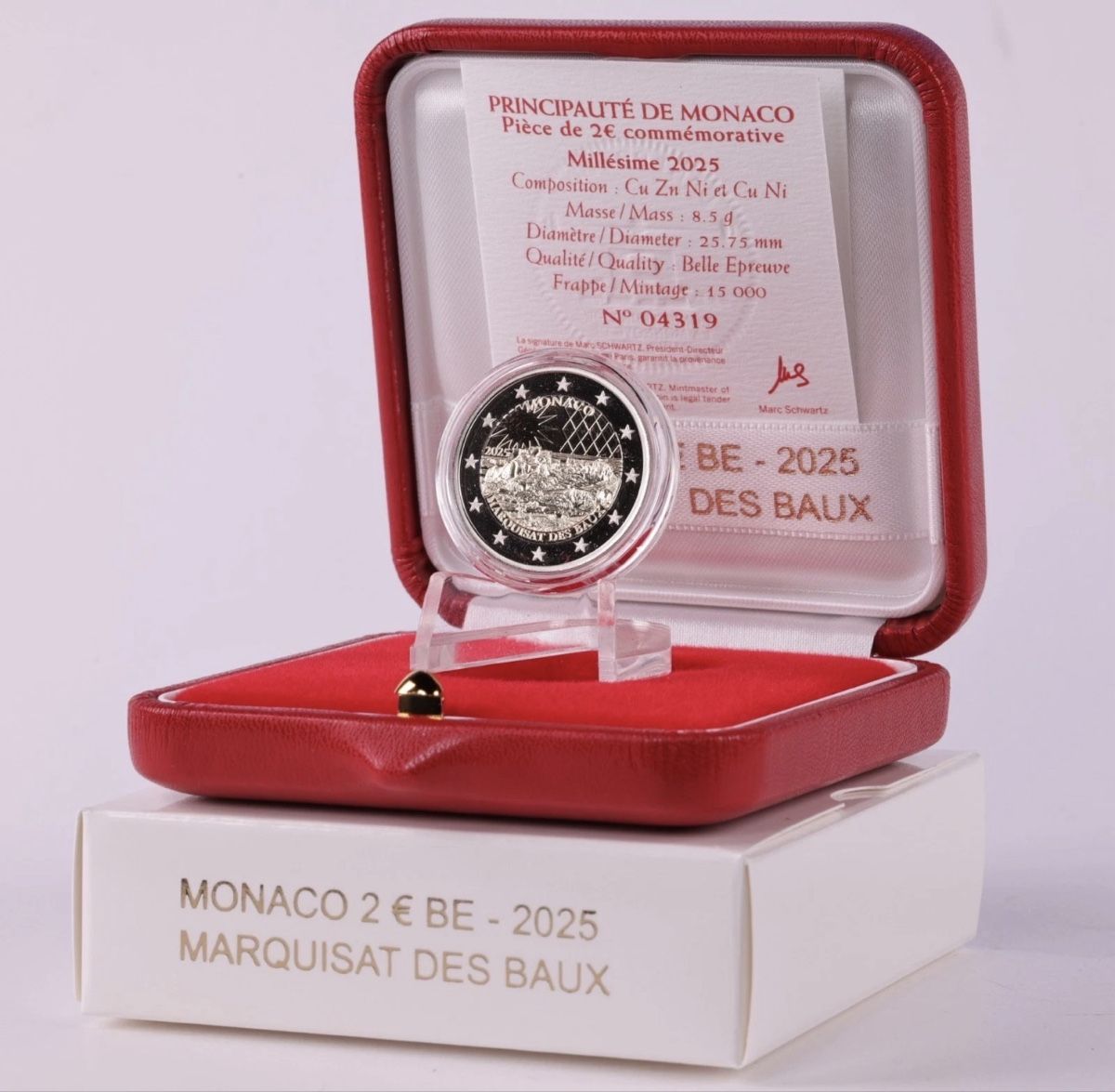 Alle Münzen: 2 Euro Proof Monaco Marquisat Des Baux – Neu und originalverpackt aus Wädenswil von giu_gkt7 1