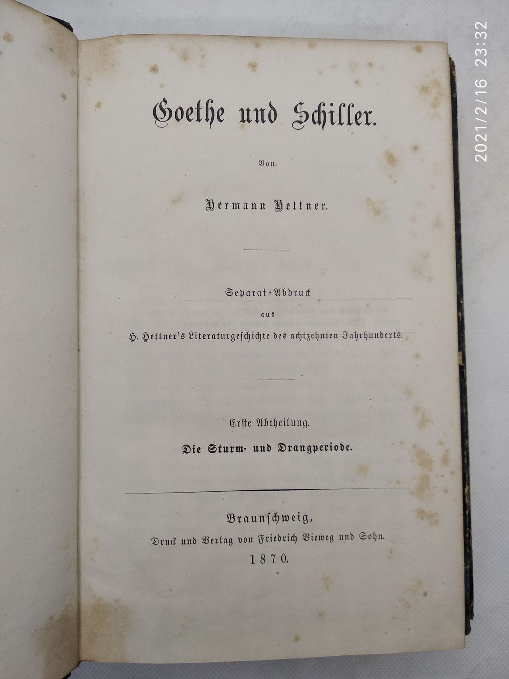 Libri: GOETHE UND SCHILLER – Usato da Goldach venduto da Gaip 5