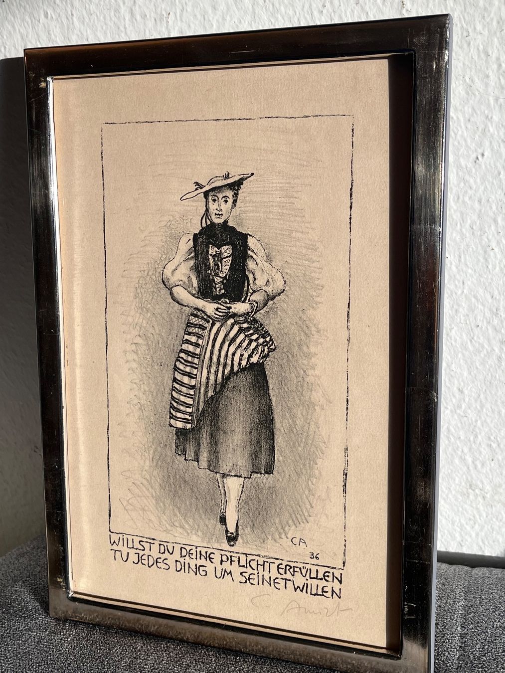 Grafiken & Lithographien: CUNO AMIET - 1936 CA Willst du deine .. – Gebraucht aus Basel von PAUL_ART 4
