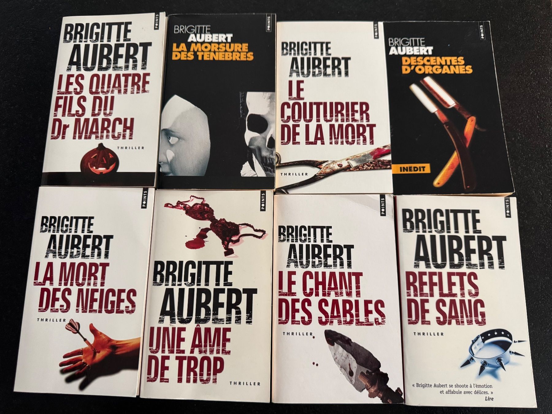 Libri: Brigitte Aubert, collection Thriller Points - 8 Livres! – Usato da Port venduto da Wermala 1
