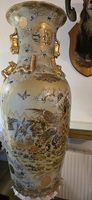 Faszinierend Grosse Satsuma Vase/ Bodenvase