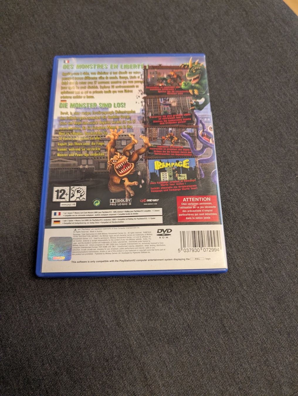 Giochi: Rampage Total destruction Sony playstation 2 – Usato da Giubiasco venduto da Ticinerd 1