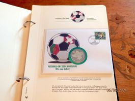 Numisbrief, WM 2004 in Portugal, wir sind dabei, Liberia 5 $