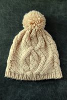 yes or no * Strickmütze / MÜTZE mit Bommel