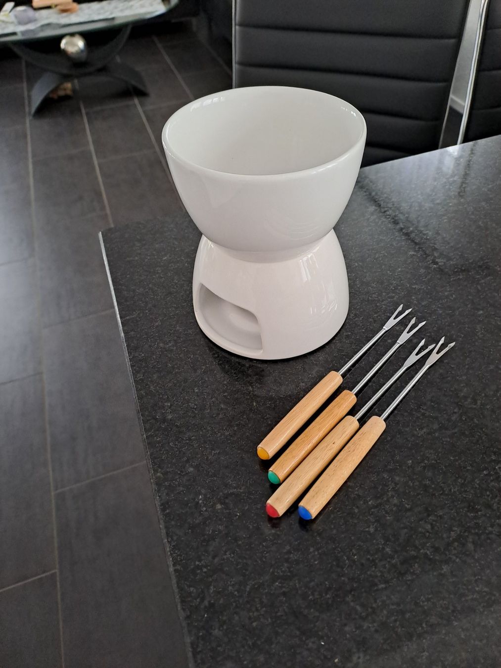 Geschirrsets: Schoggifondue Set – Neu (gemäss Beschreibung) aus Turbenthal von Weggis99