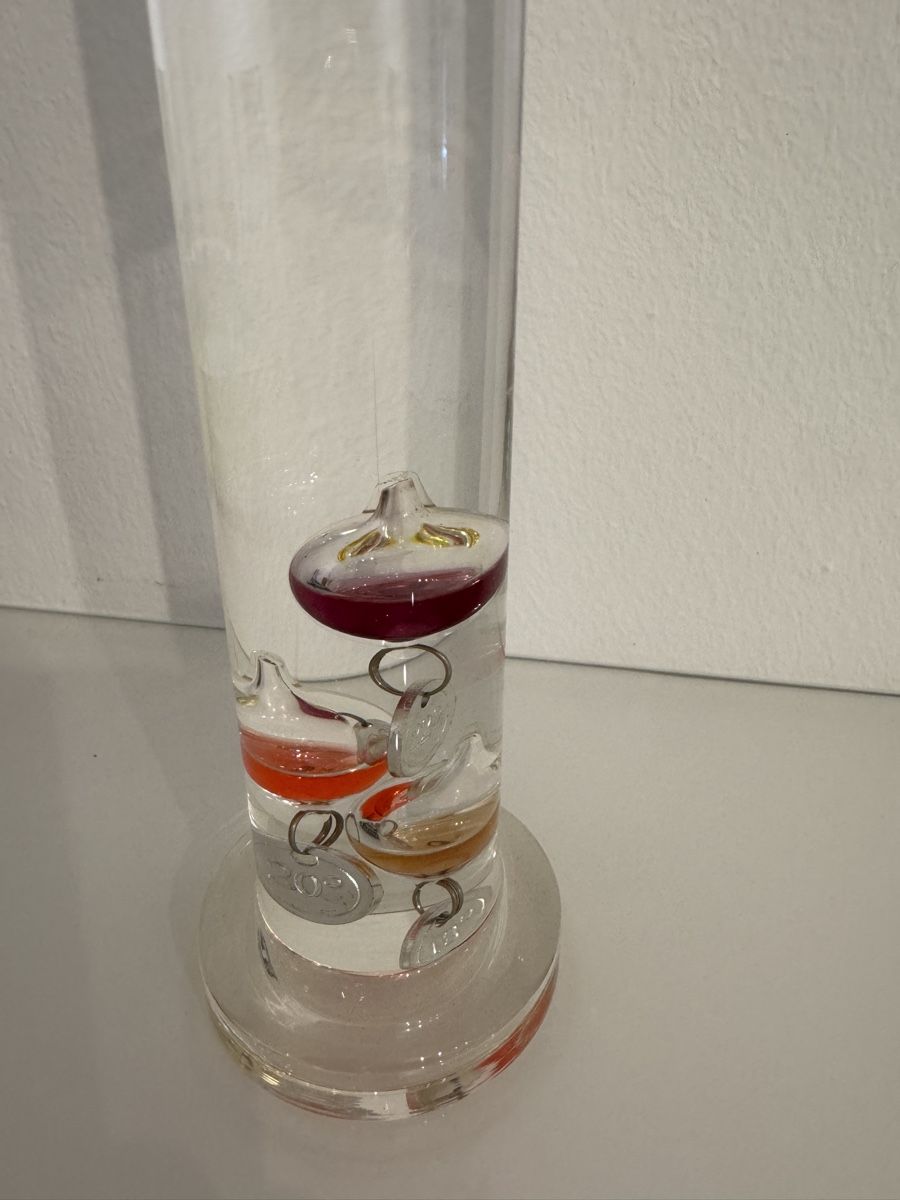 Tutte le decorazioni: Dekoobjekt mit Temperaturanzeige aus Glas – Usato da Frauenfeld venduto da _smile_w 4