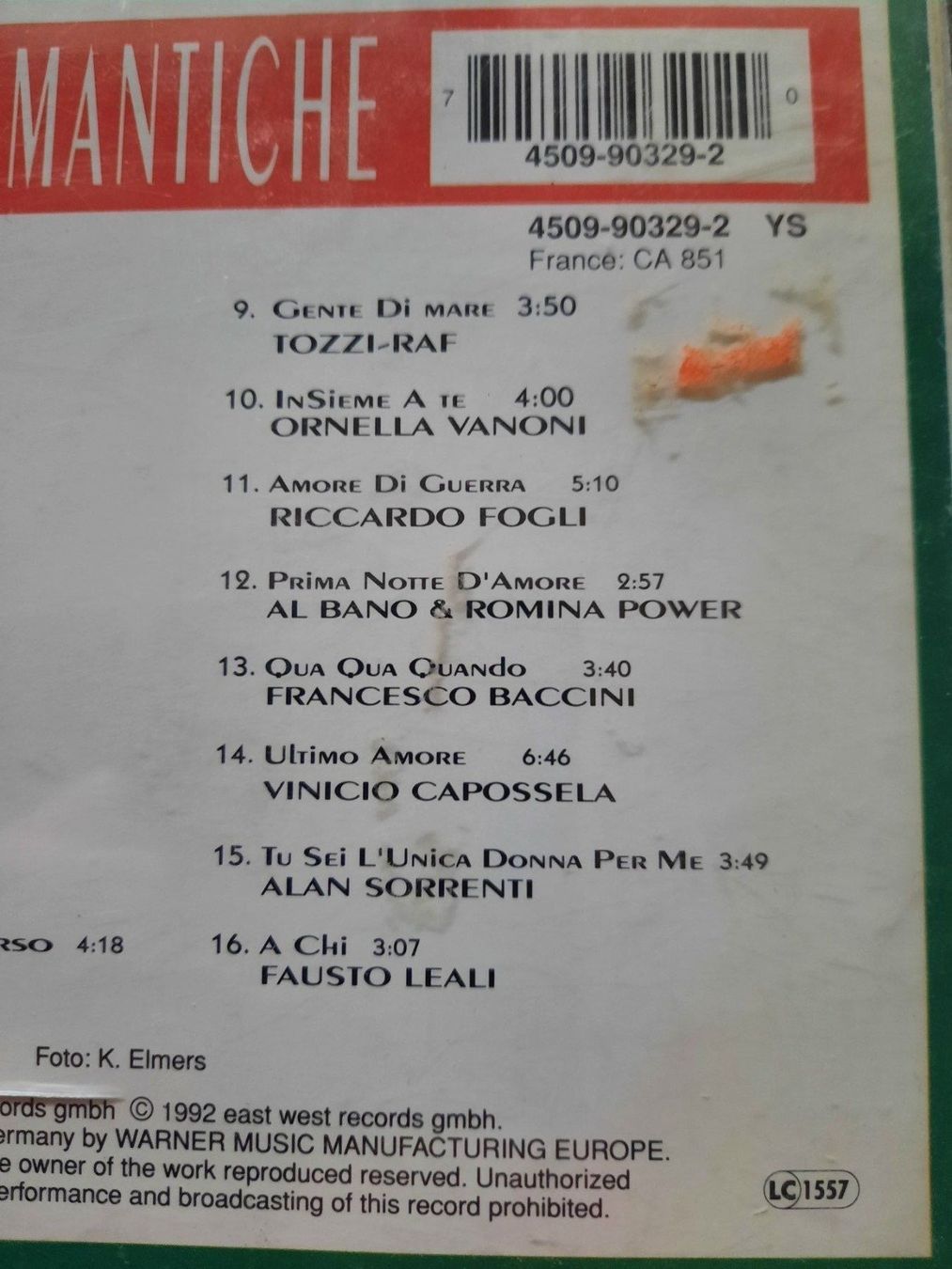 CDs: Cd Canzoni  Romantiche - Compilation – Gebraucht aus Pully von bro_n52j 3