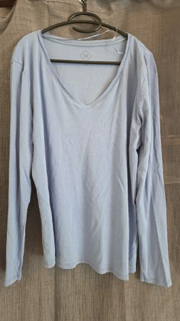 Leichtes Langarmshirt, Hellblau