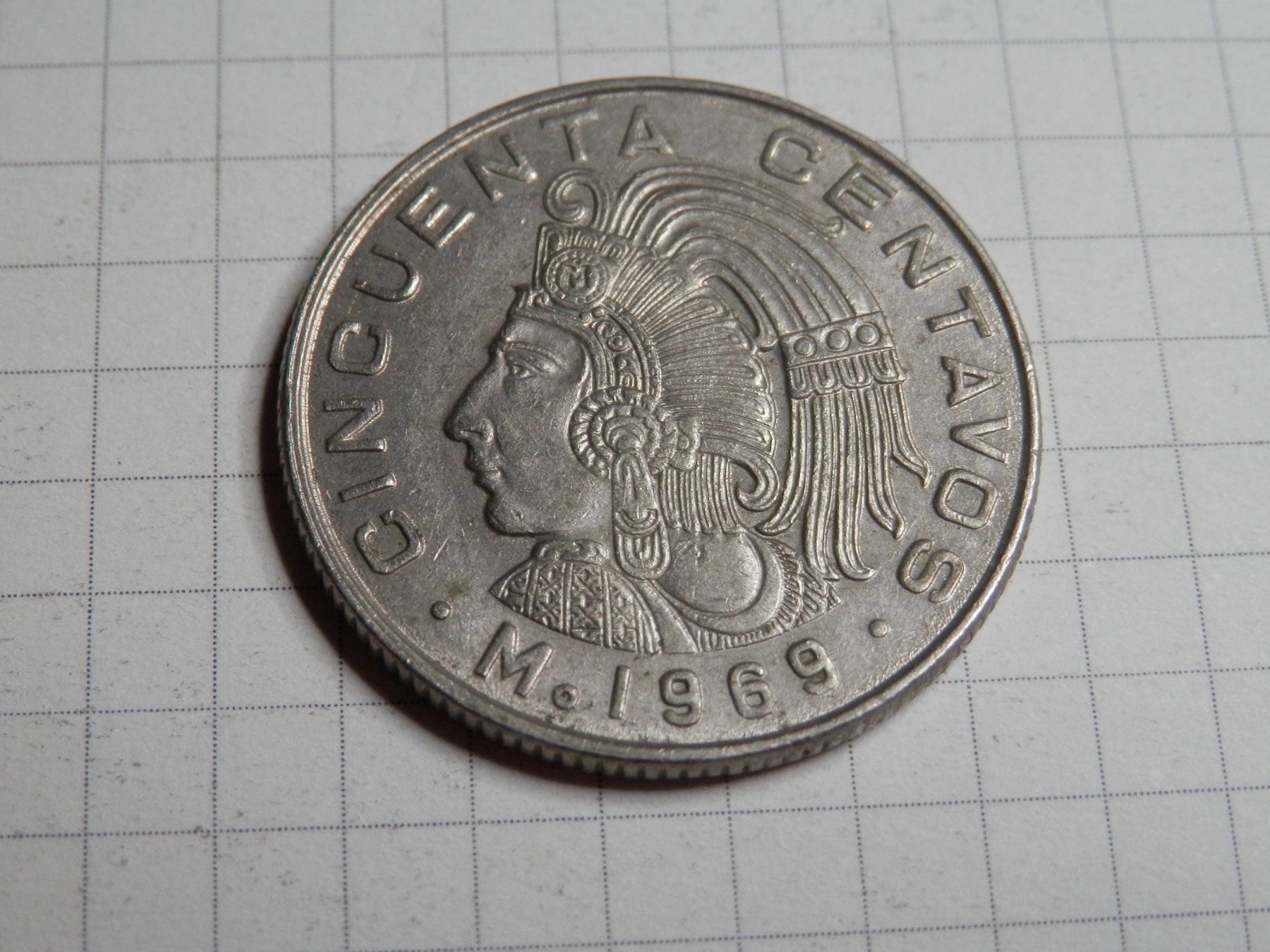 Tutti le monete: Mexiko 50 Centavos, 1969 – Usato da Weiach venduto da weiach81