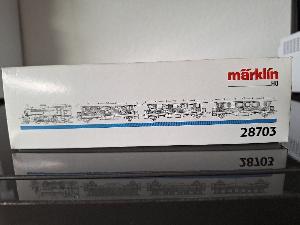 Märklin Modellini di ferrovie: Märklin HO 28703. Train Historique de la SJ avec éclairage – Usato da Saxon venduto da flicfloc 5