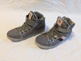Elefanten Winterstiefel Glitzersilber/Pink Gr. 32