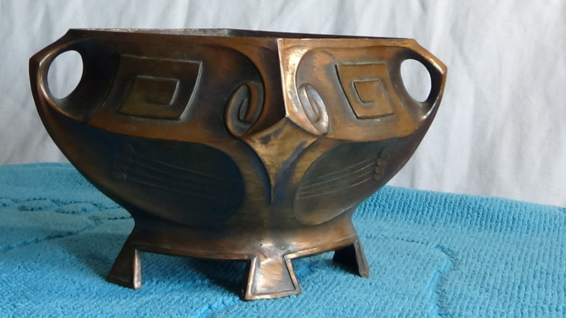 Sculture & Statue: Jugendstil Schale Bronze – Usato da Wiedlisbach venduto da Bobesch10 1