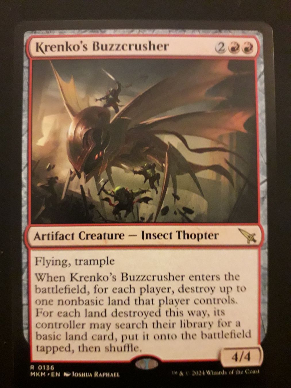 Magic The Gathering Carte collezionabili: MTG - Krenko's buzzcrusher – Usato da Lausanne venduto da and_n6mz