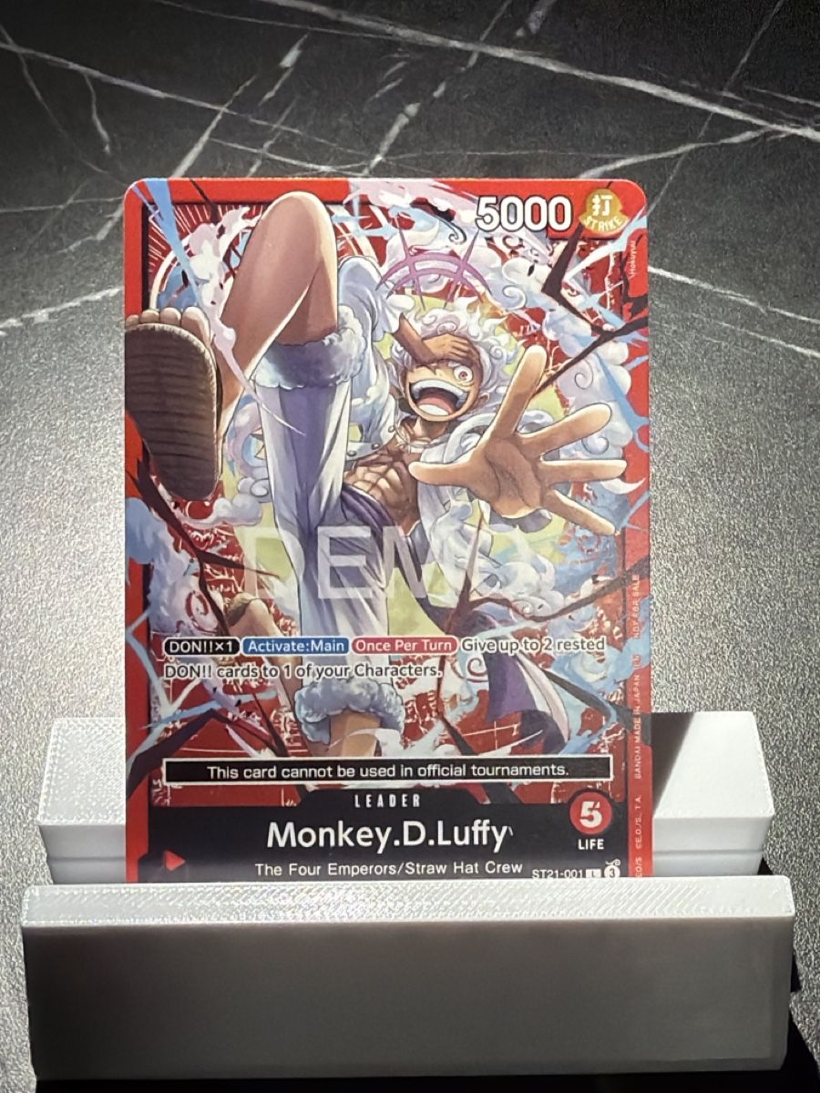 Bandai Sammelbilder & Trading cards: One Piece ST21-001 Monkey.D.Luffy Demo , Englisch – Neu (gemäss Beschreibung) aus St. Gallen von cambitcg