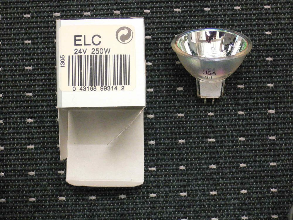 Quartzlampen 2Ex. ELC 24V 250W General Electric Made in USA Kaufen
