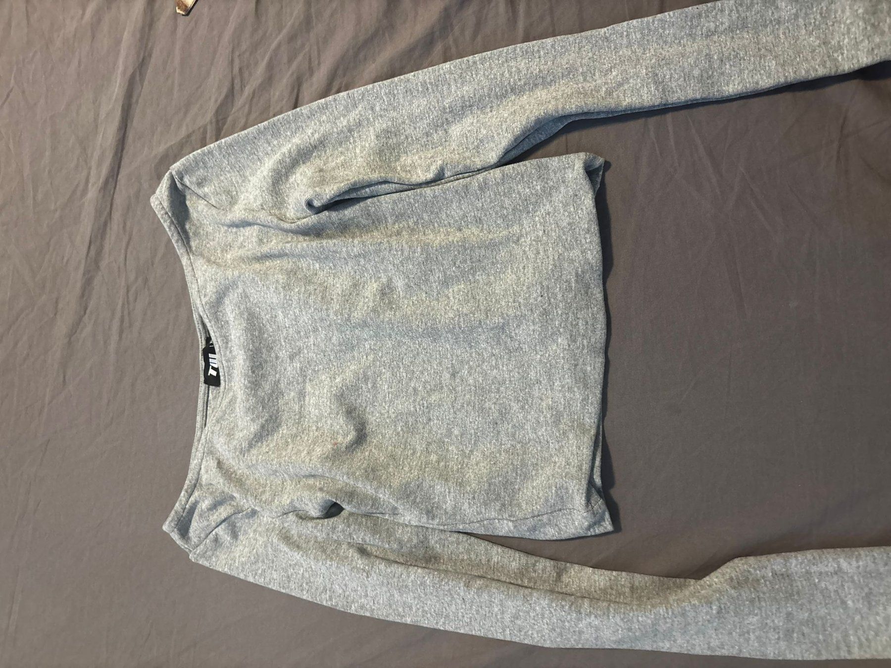 Tally Weijl Top: Graues Langarmshirt , Grösse XS – Usato da Zürich venduto da melibeli18