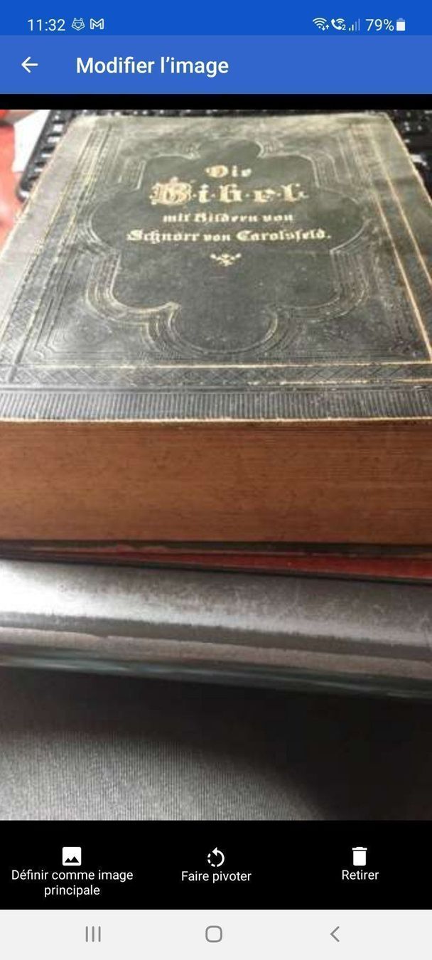 Bücher: RARE Bible ancienne – Gebraucht aus Rennaz von Loraccar 3