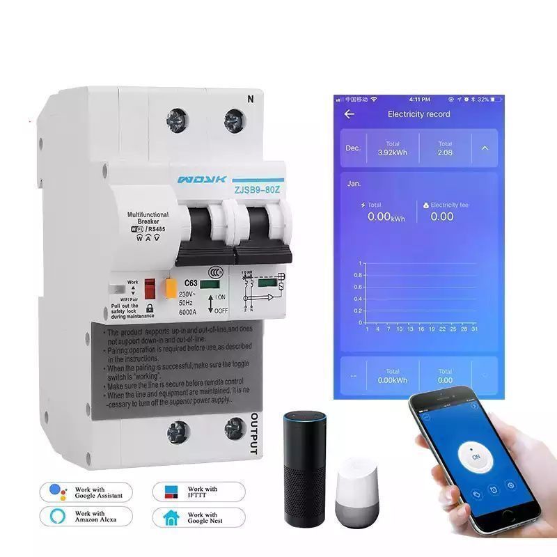 Schalter: Leitungsschutzschalter WiFi Smart Breaker – Neu und originalverpackt aus Grub AR von Jamalongo 6