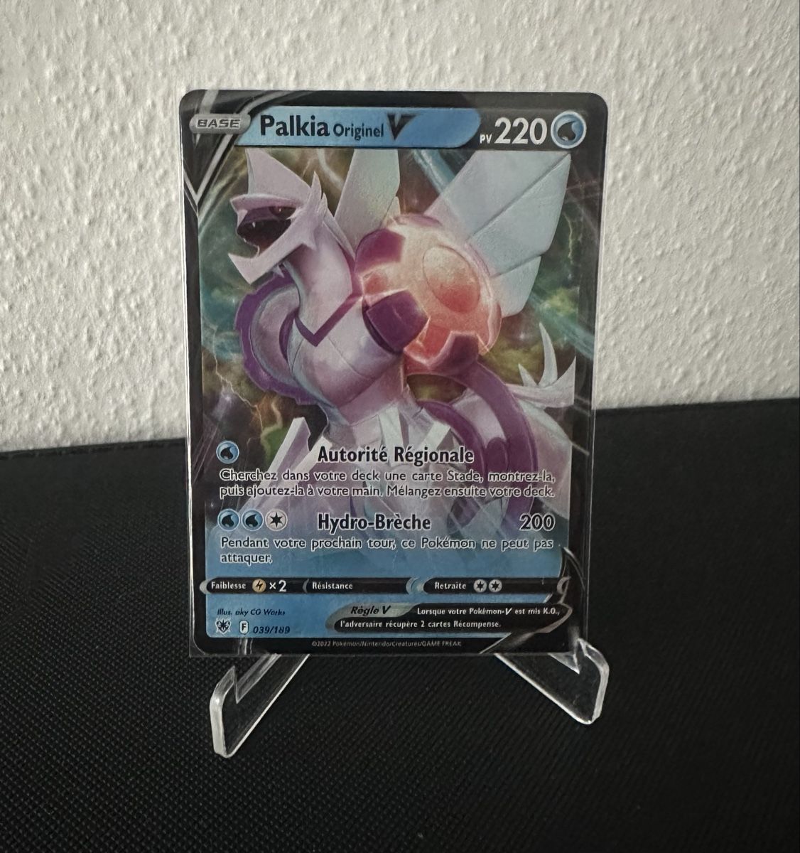 Pokémon Sammelbilder & Trading cards: Pokémon FR Palkia Originel V – Gebraucht aus Grand-Lancy von Mario64