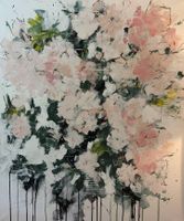 Tableau contemporain « Floraison suspendu » Marius L. Jensen