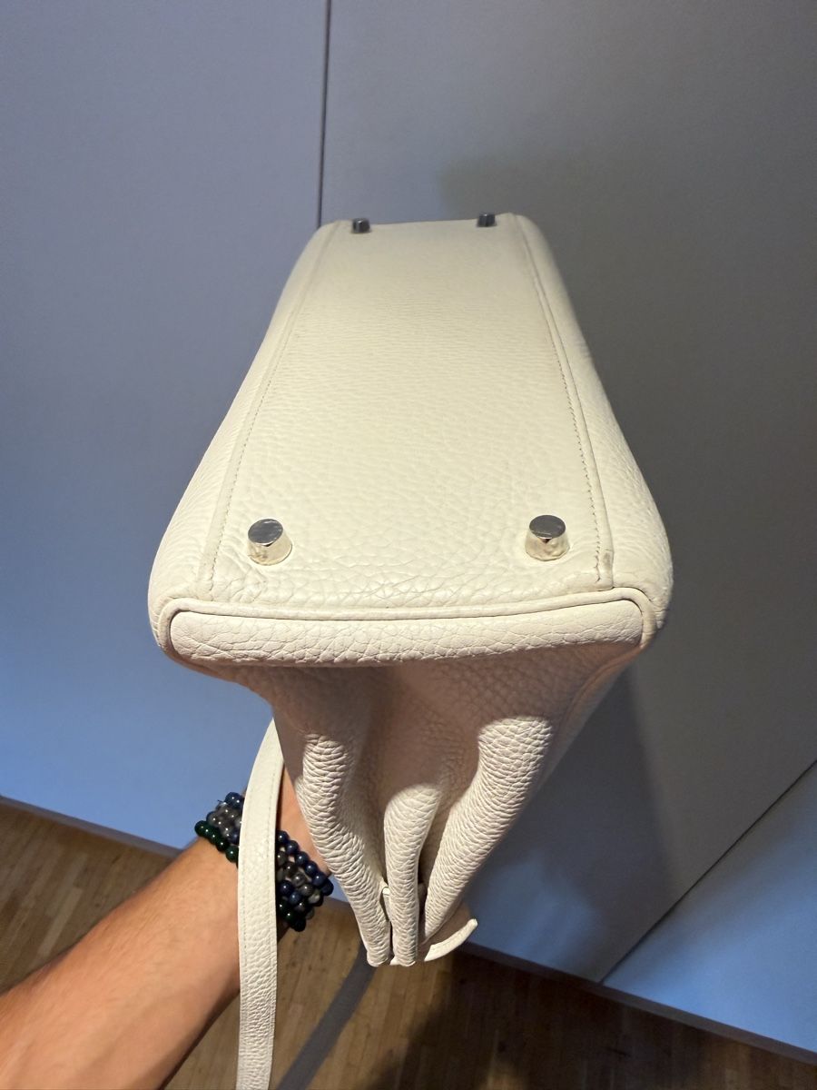 Hermès Sacs femmes: Hermès Kelly 32 Togo White 2006 – D'occasion à Genève par SG_73 8