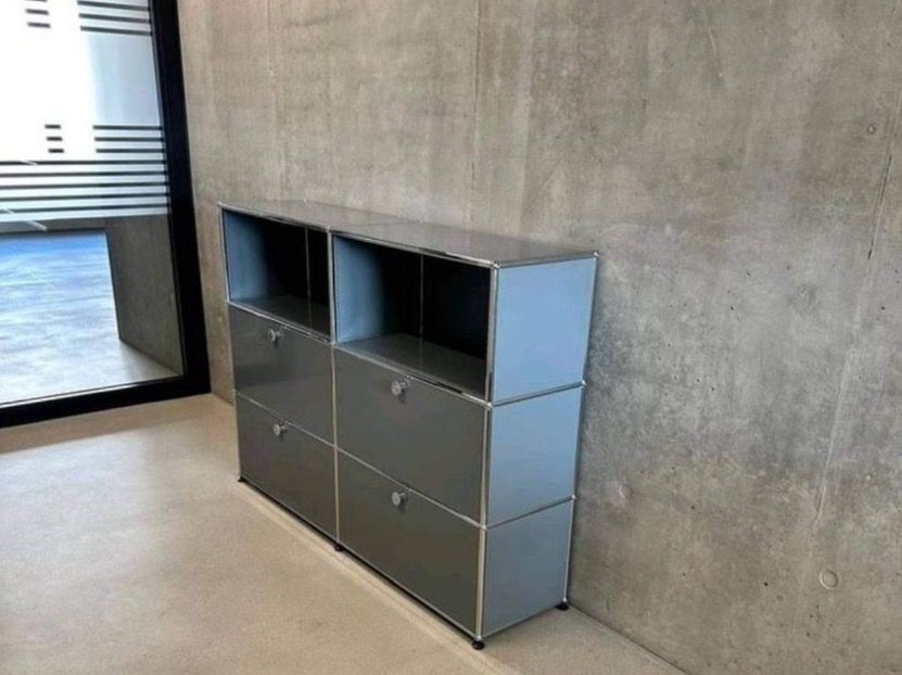 USM Scaffali: Usm Möbel / Highboard  Mittelgrau Lieferung Gratis – Usato da Thun venduto da usmlieferung
