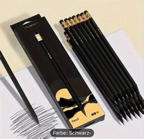 NUSİGN Bleistifte Set, Schwarz, 2B