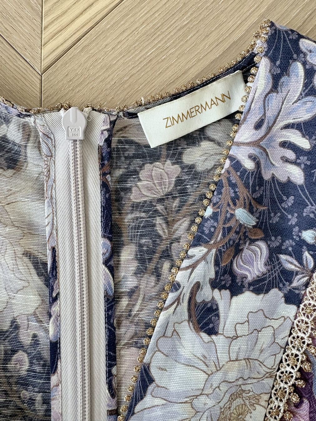 Zimmermann Robes: ZIMMERMANN | Celestial Mini-Kleid Leinen/Seide, Gr. 4 (EU44) – D'occasion à Zumikon par Pauls_Collection 5