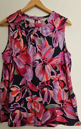 Street One Damen Top Blumenmuster Grösse 40