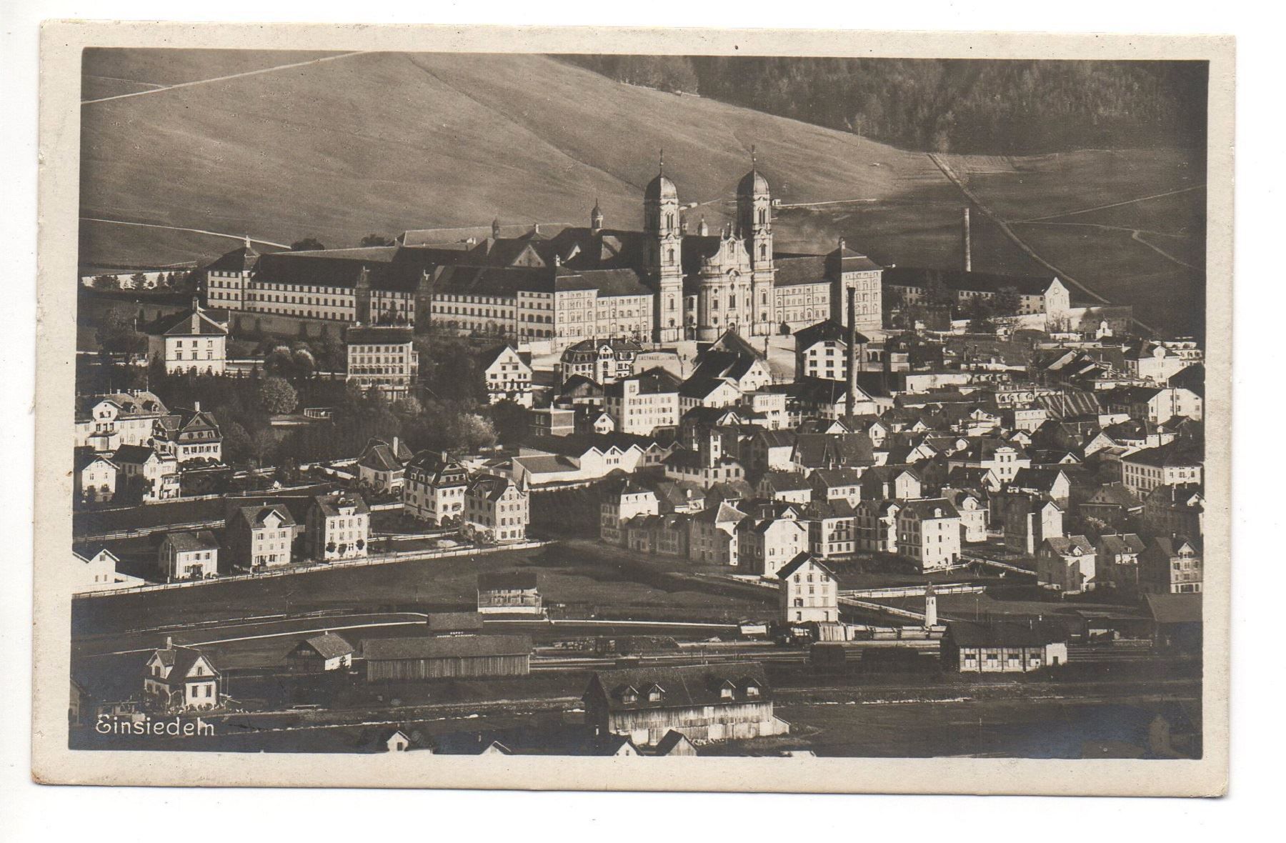 Cartoline postali: EINSIEDELN Teilansicht – Usato da Jona venduto da philajona
