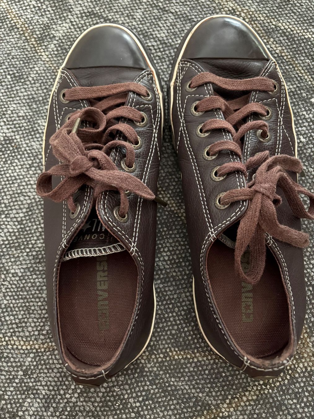 Converse Scarpe da uomo: Converse, Leder braun, Gr.39 – Usato da Hergiswil NW venduto da MiTerwi 1