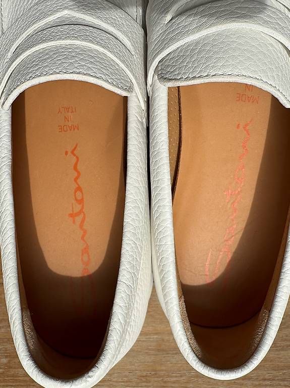 Santoni Damenschuhe: Santoni Leder Sneaker weiss Gr 39,5 – Gebraucht aus Sirnach von Hispanita 2
