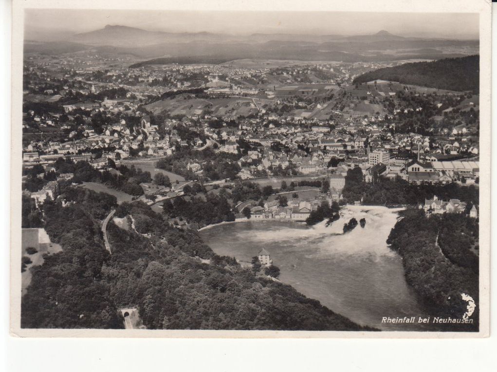 Ansichtskarten: Rheinfall ca. 1940 – Gebraucht aus Bürglen TG von StampGraf