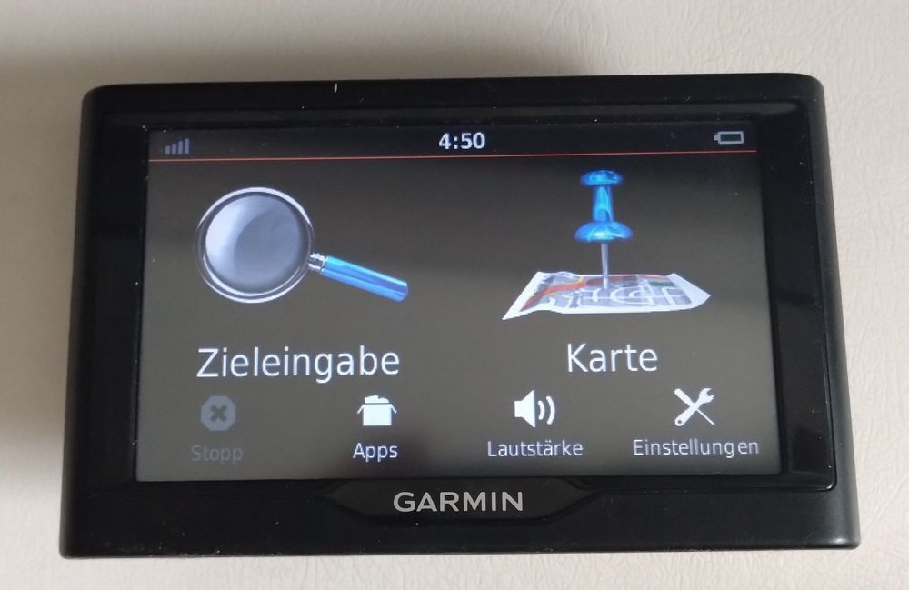 Garmin nüvi 58 Navigationssystem GPS mit Kabel und Halterung | Kaufen ...