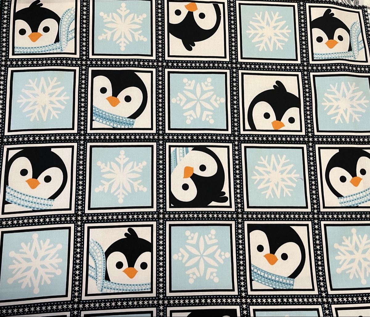 Tessuti: Patchworkstoff lustige Pinguine – Nuovo (secondo la descrizione) da Seuzach venduto da KreativmitStoff 1