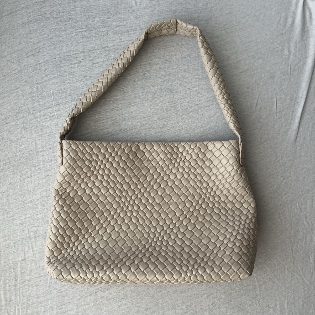Borse da donna: Handtasche beige Web-Optik guter Zustand – Usato da Kirchberg SG venduto da schwarzekatze7