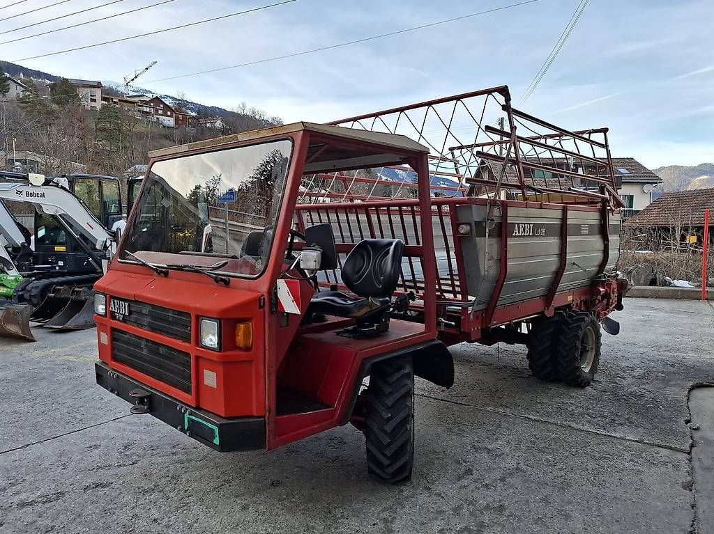 Veicoli commerciali: Aebi TP 57 Transporter mit Ladewagen LD26 – Usato da Thusis venduto da CCLandmaschinen