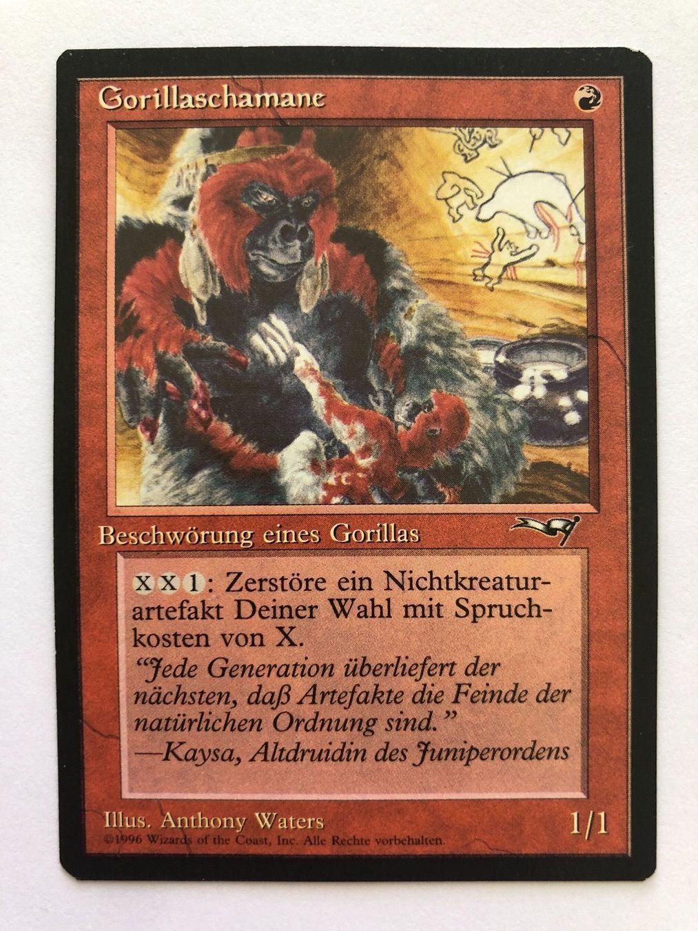 Cartoline: MTG - Gorillaschamane – Usato da Zürich venduto da T_H_O_M_A_S