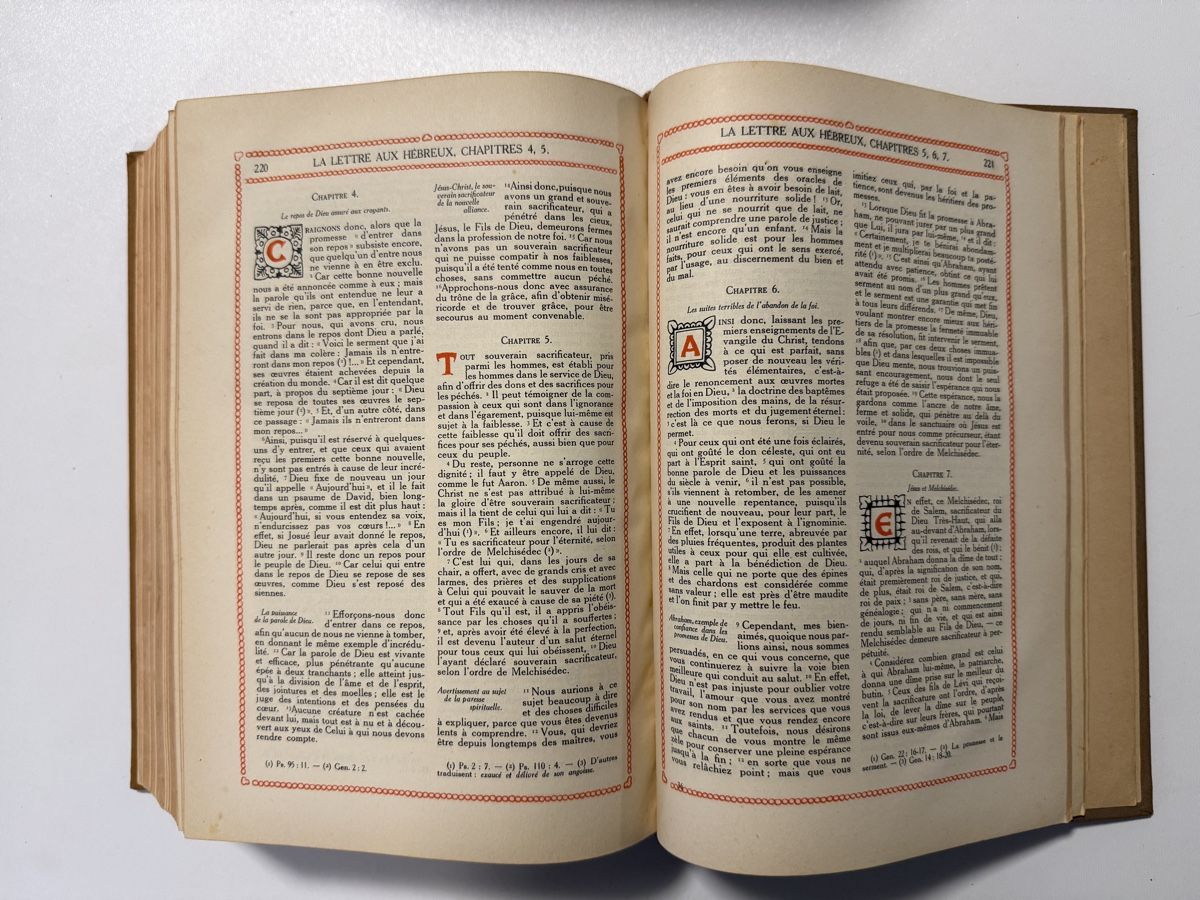 Livres: La Bible - Version Synodale - Édition de 1930 – D'occasion à Ardon par Momovs99 6