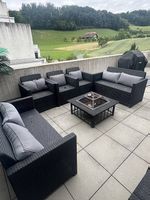 8er Rattan-Gartenlounge inkl. Tisch  CHF 50. | Abholung