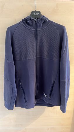 Puma Sportswear Full Zip Hoodie Jacket - Dark Blue - Size L