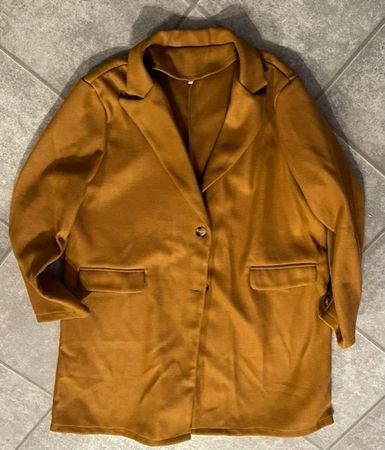 brauner Damen Mantel - Gr. XXL