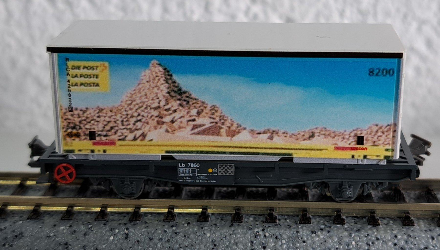 RhB Güterwagen Post Matterhorn Spur N Kato (Neu (gemäss Beschreibung ...