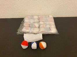 Jonglierbälle aus Kunstleder, 30 Stück ( 10 x 3 Stück )