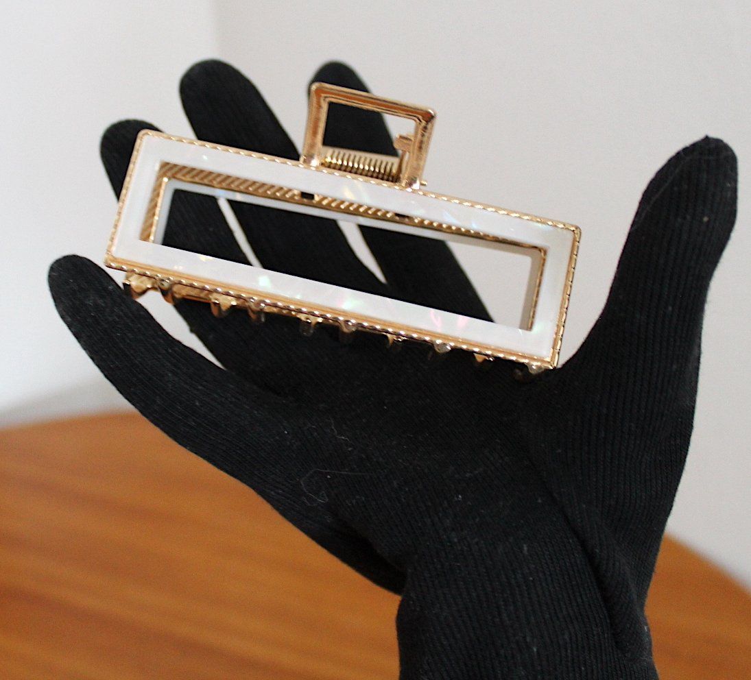 Haarschmuck: Haarklammer Clips mit Perlmutt-Optik – Gebraucht aus Locarno von madame-tus-sauds 5
