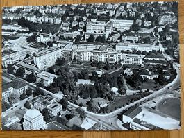 Ansichtskarte, Luftaufnahme Zürich Kantonsspital, 1964